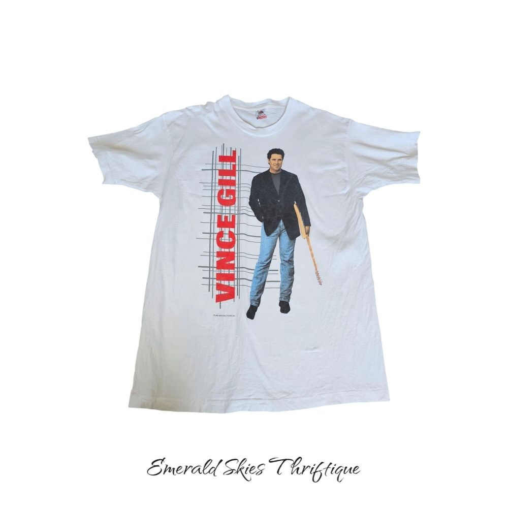 Vintage single stitch Vince Gill "When love finds you" 1995 tour tshirt